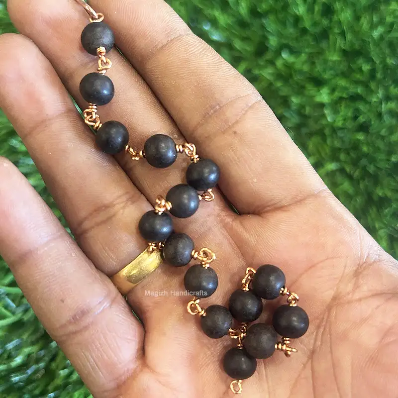 Original Copper Karungali Bracelet 8mm - secondary