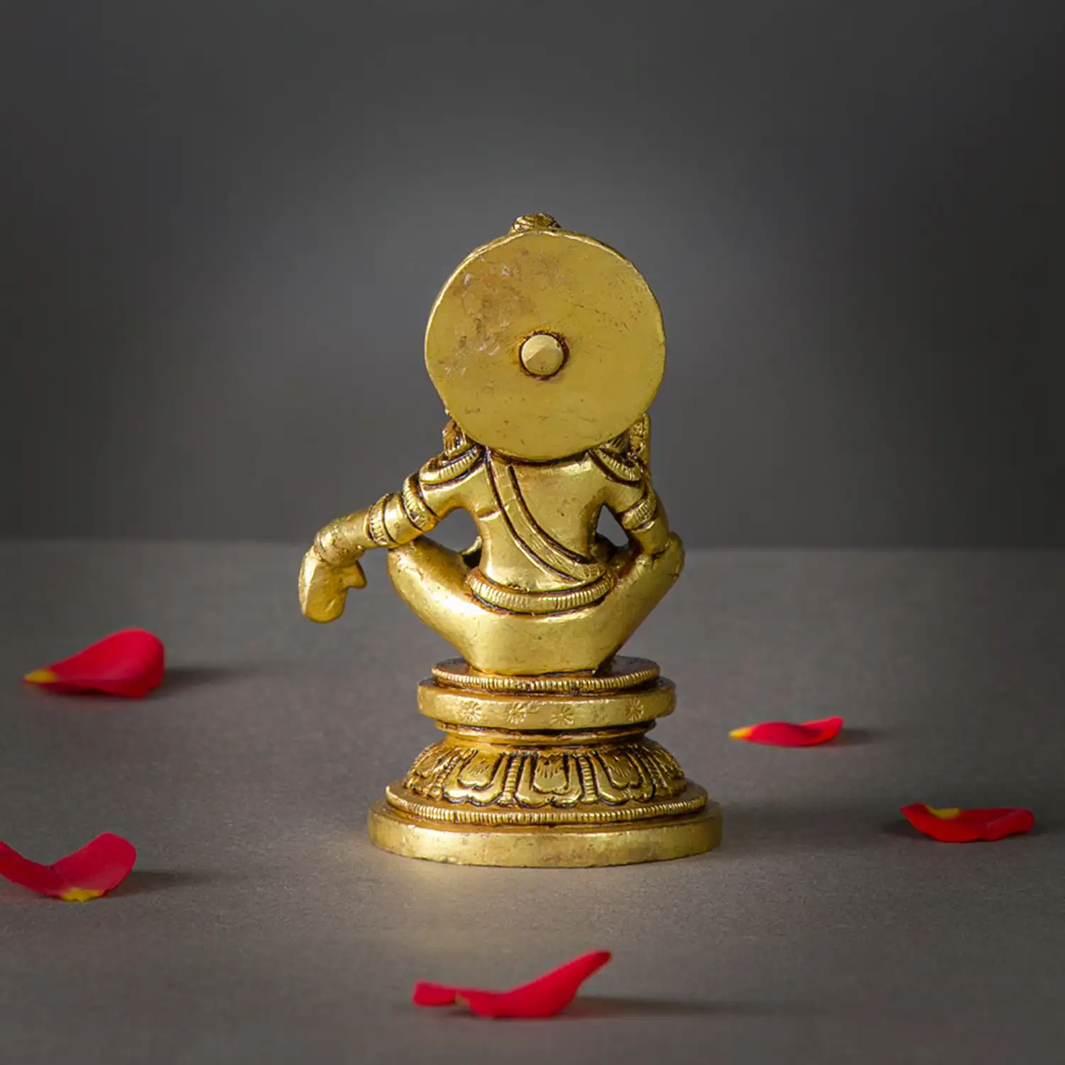 Brass Lord Ayyappan 3.5 inches - image 4