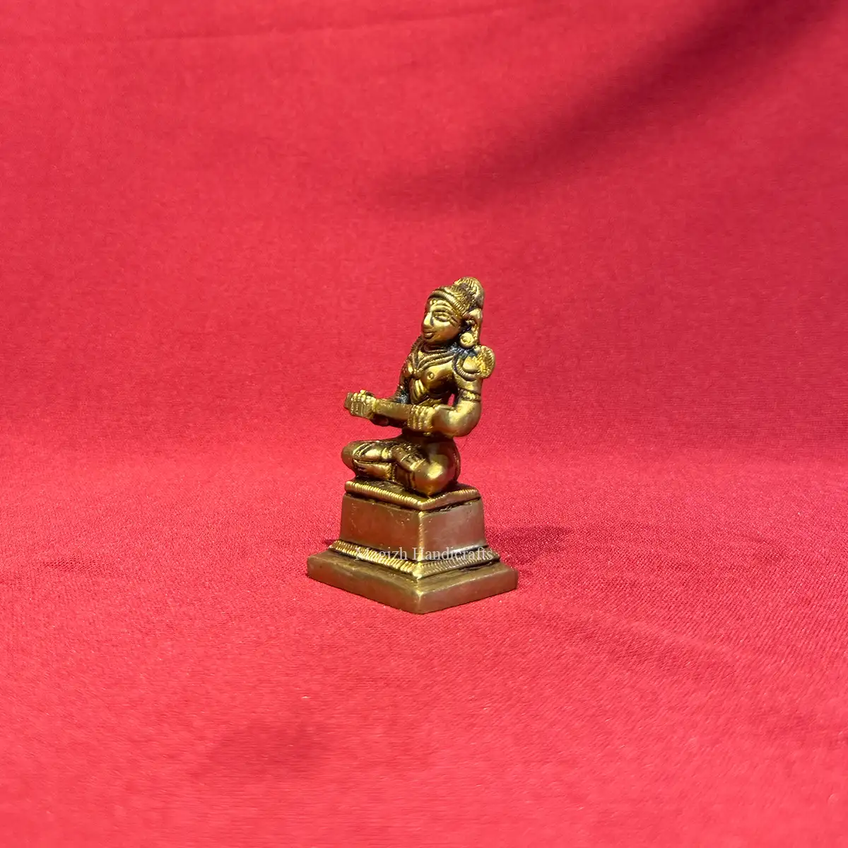 2.5 inches brass goddess Annapoorni devi idol - secondary