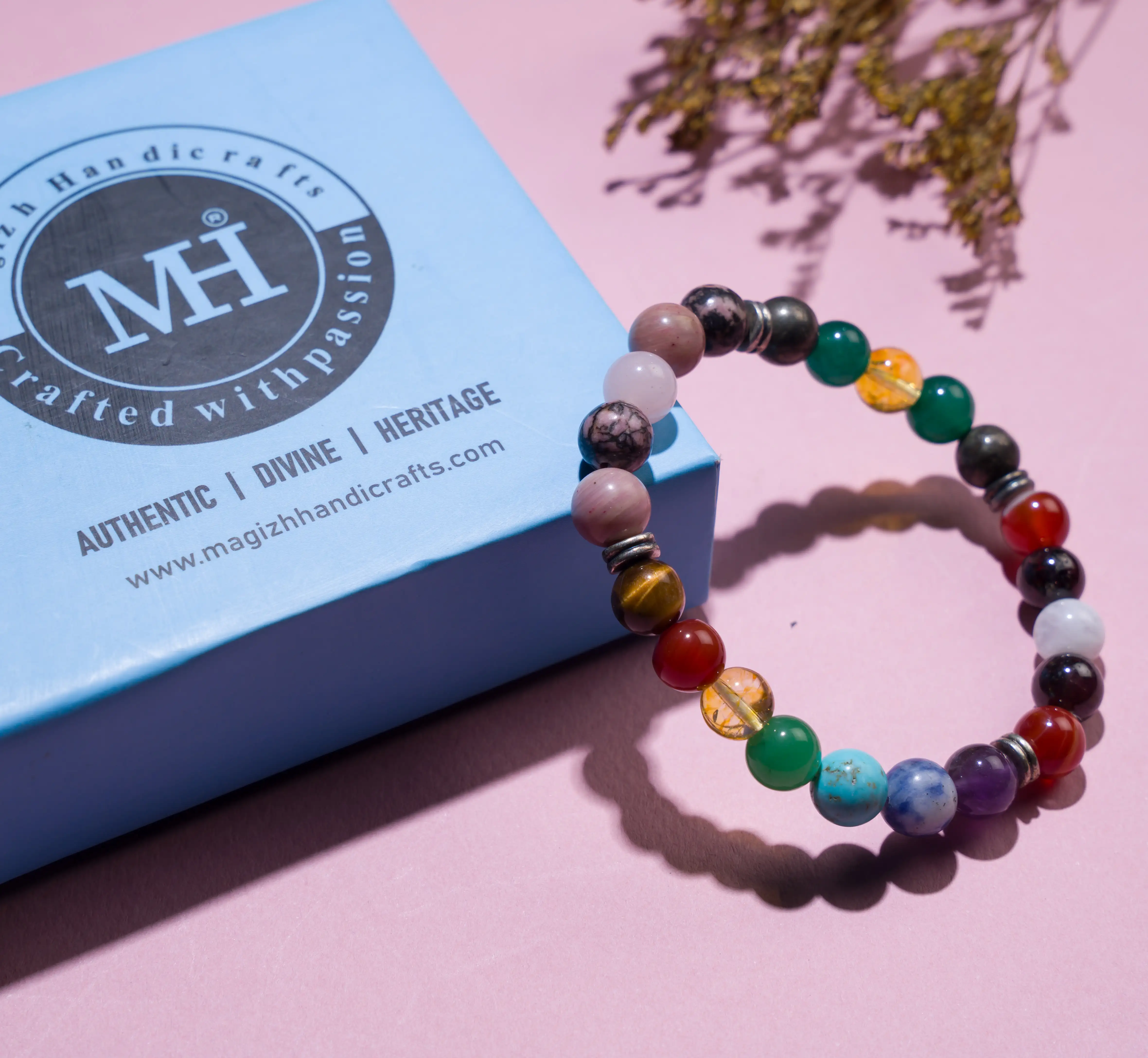 8mm all in one weight gain Crystal Bracelet - image 3