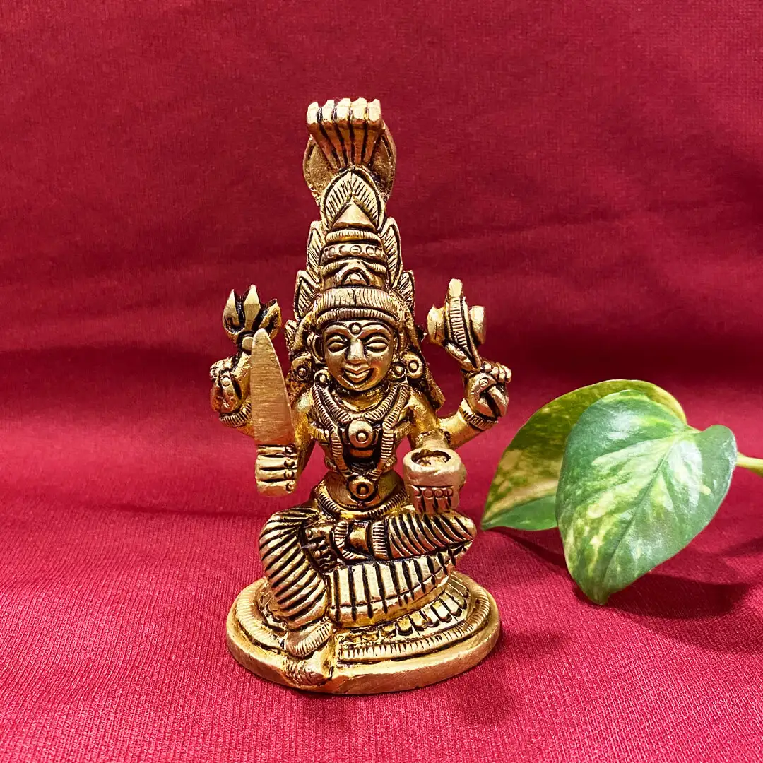 Brass Karumariamman idol 4 inches