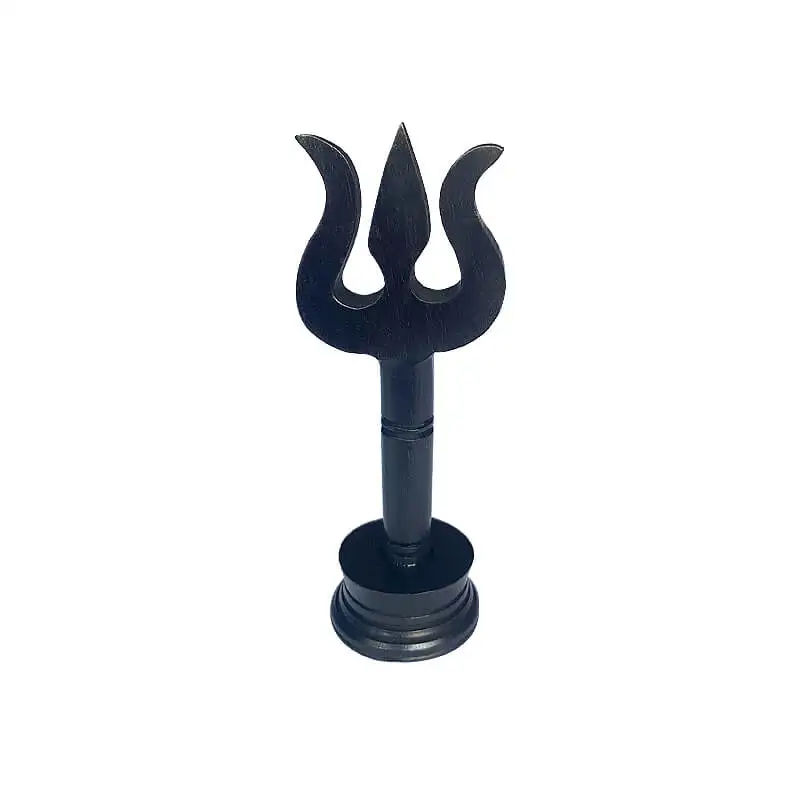 Original Karungali Ebony wood soolam 3 inches with stand - image 4