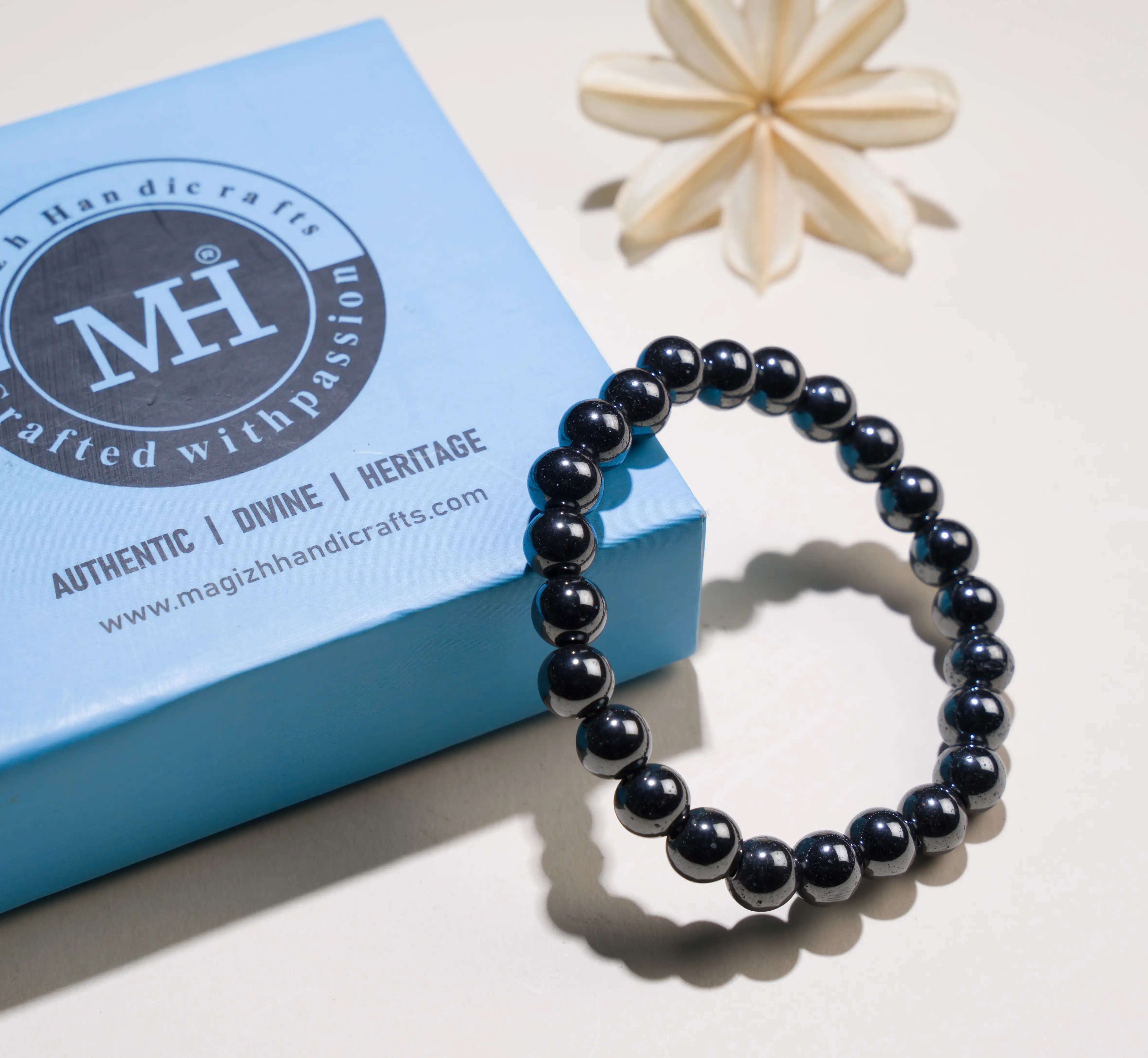 Hematite Crystal Bracelet (8 mm) - image 3