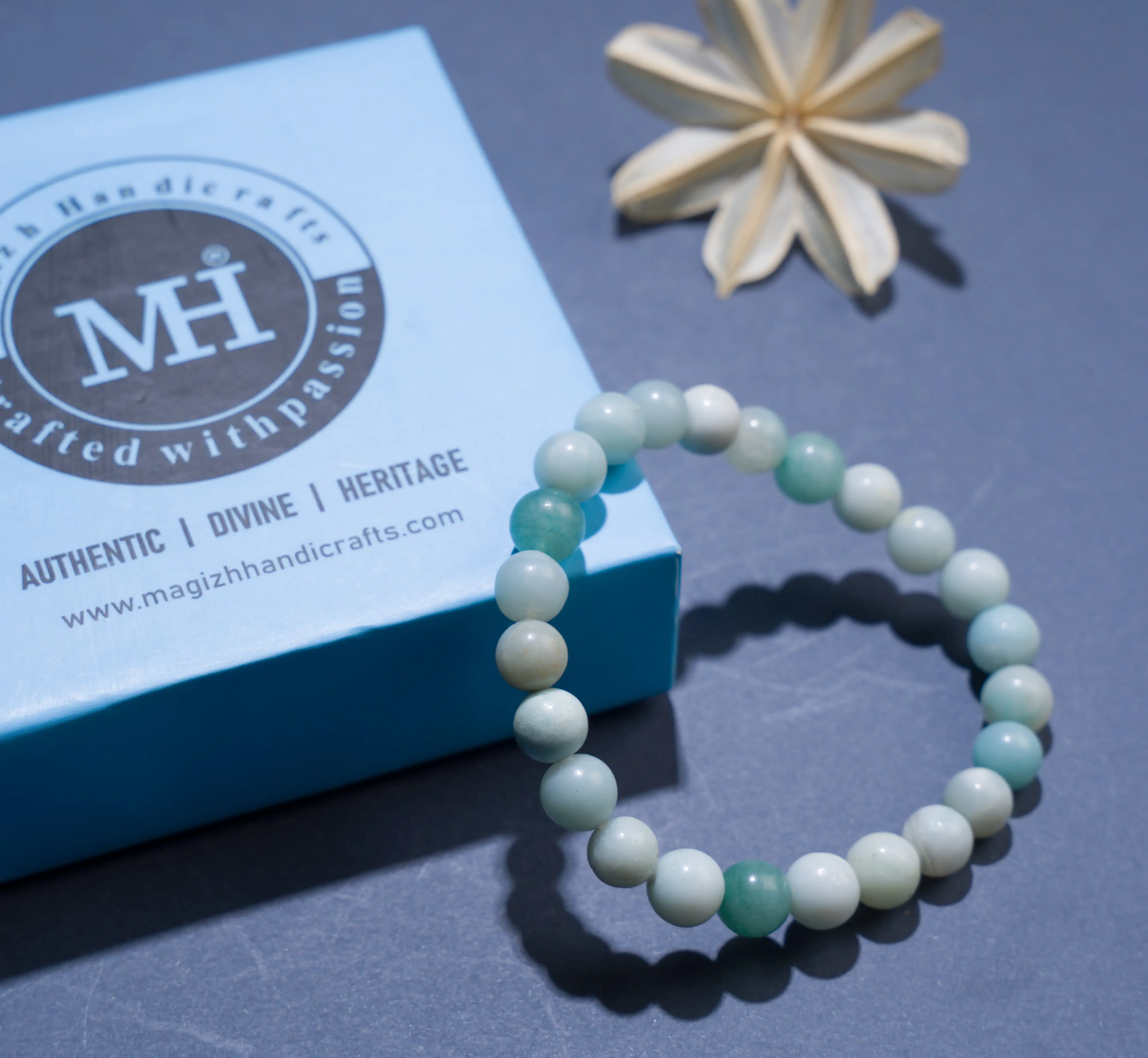 8mm Amazonite Crystal Stone bracelet - image 3