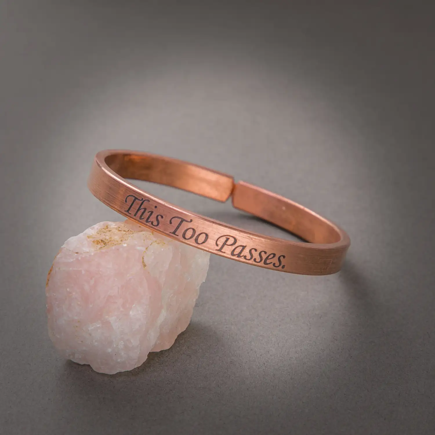 This too passes Pure Copper bracelet for men - 8 mm