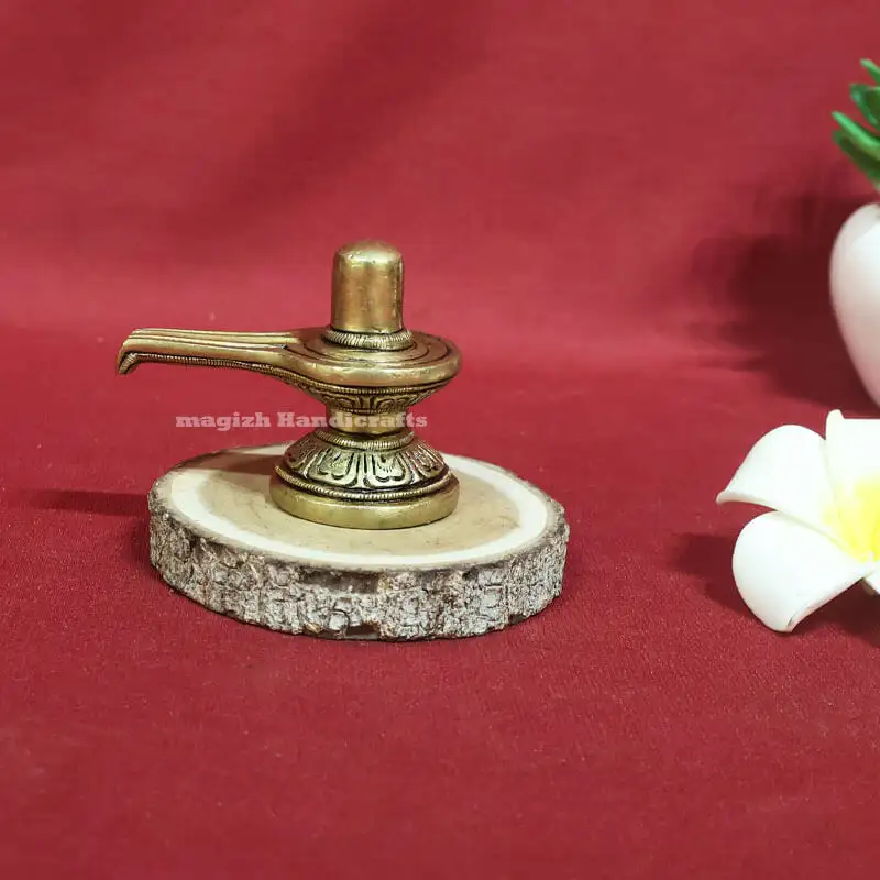 2 inches Brass Shiva Lingam idol SC - image 3