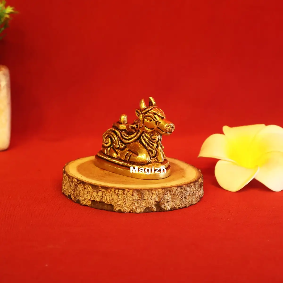 Brass Shiv ling Nandhi 2inches - secondary