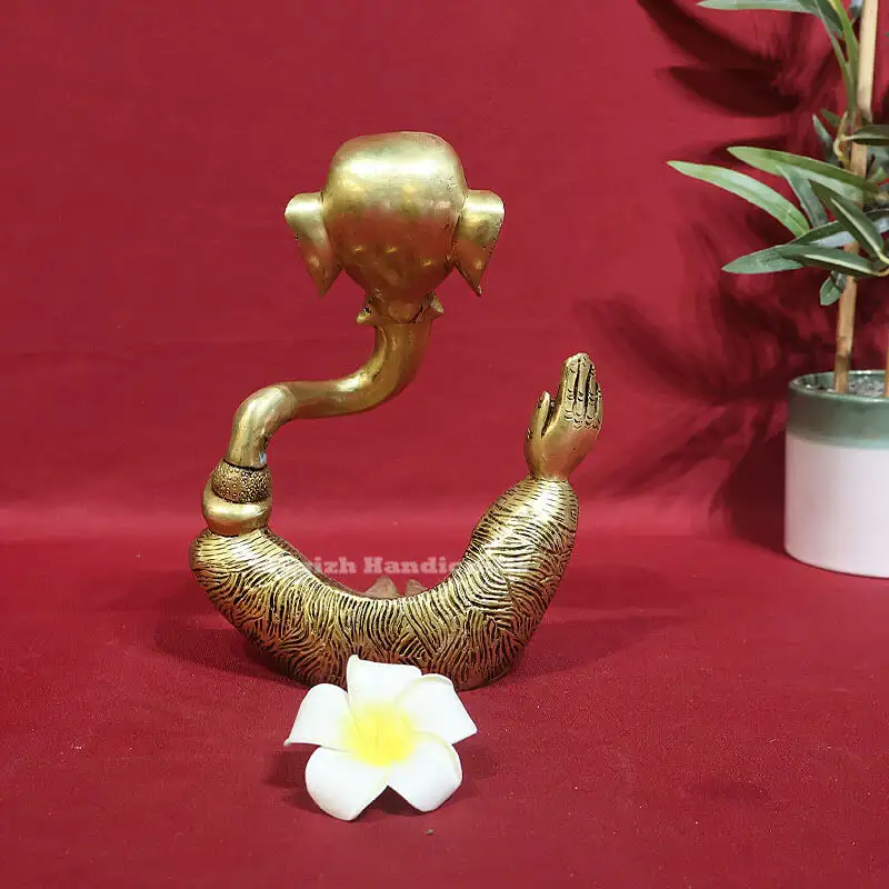 7 Inches Brass Modern Ganesha idol - secondary