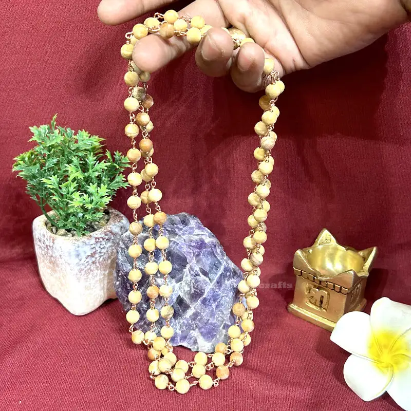 108 beads Original Thulasi copper mala 8mm - secondary