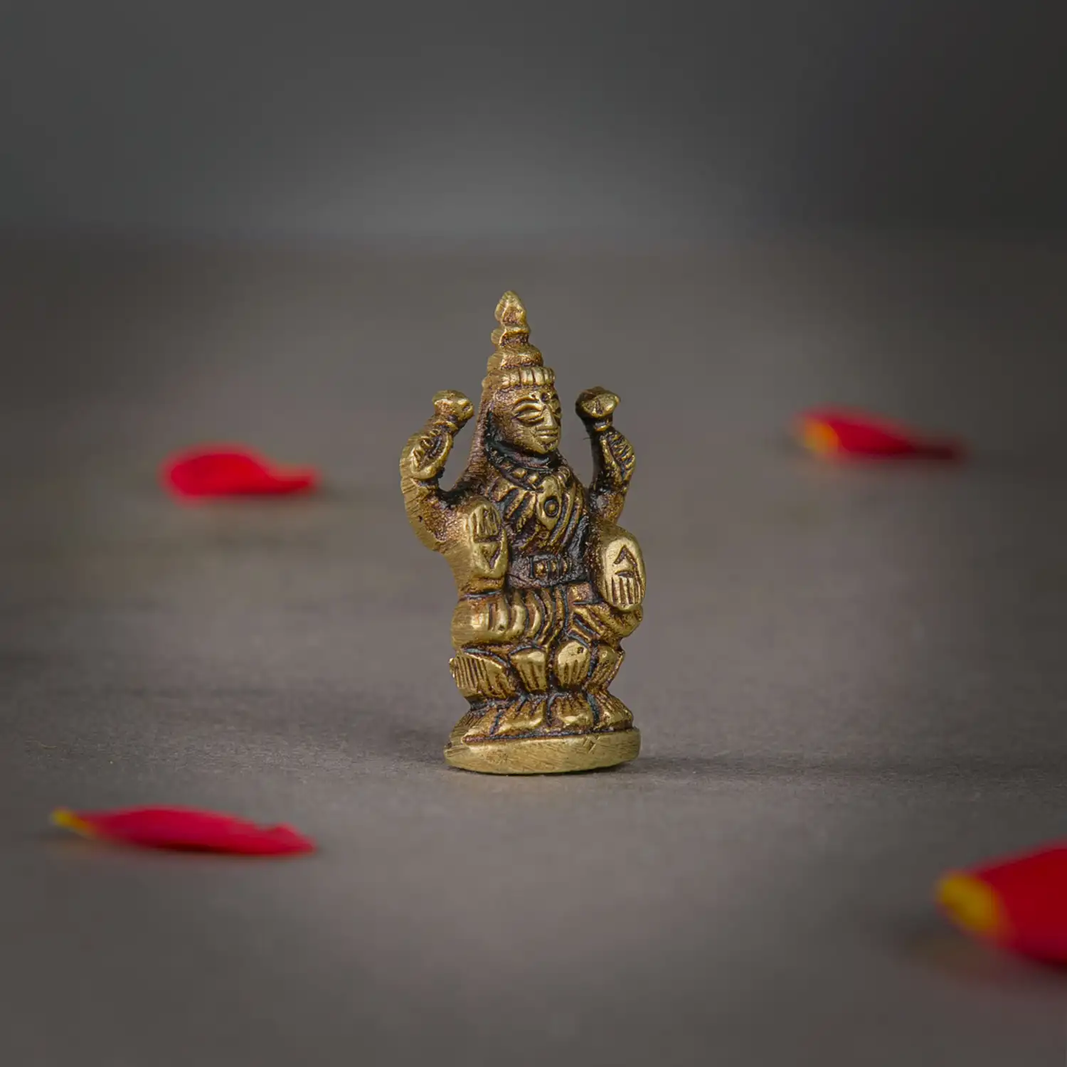 1.5 inches Brass Lakshmi miniature idol SC - secondary