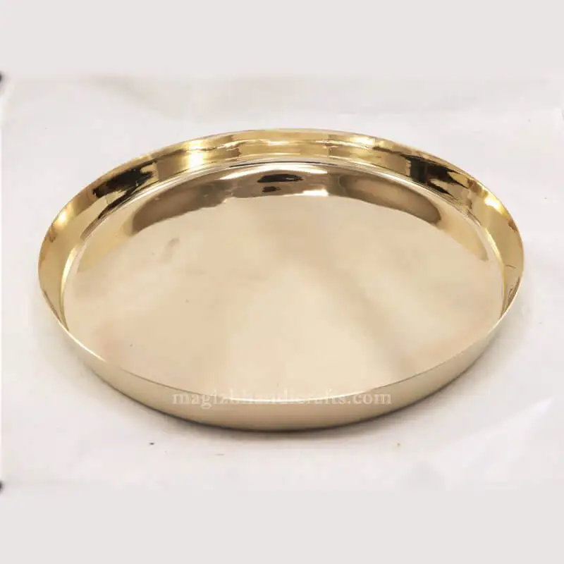 11 inches dia Bronze Thali Plate