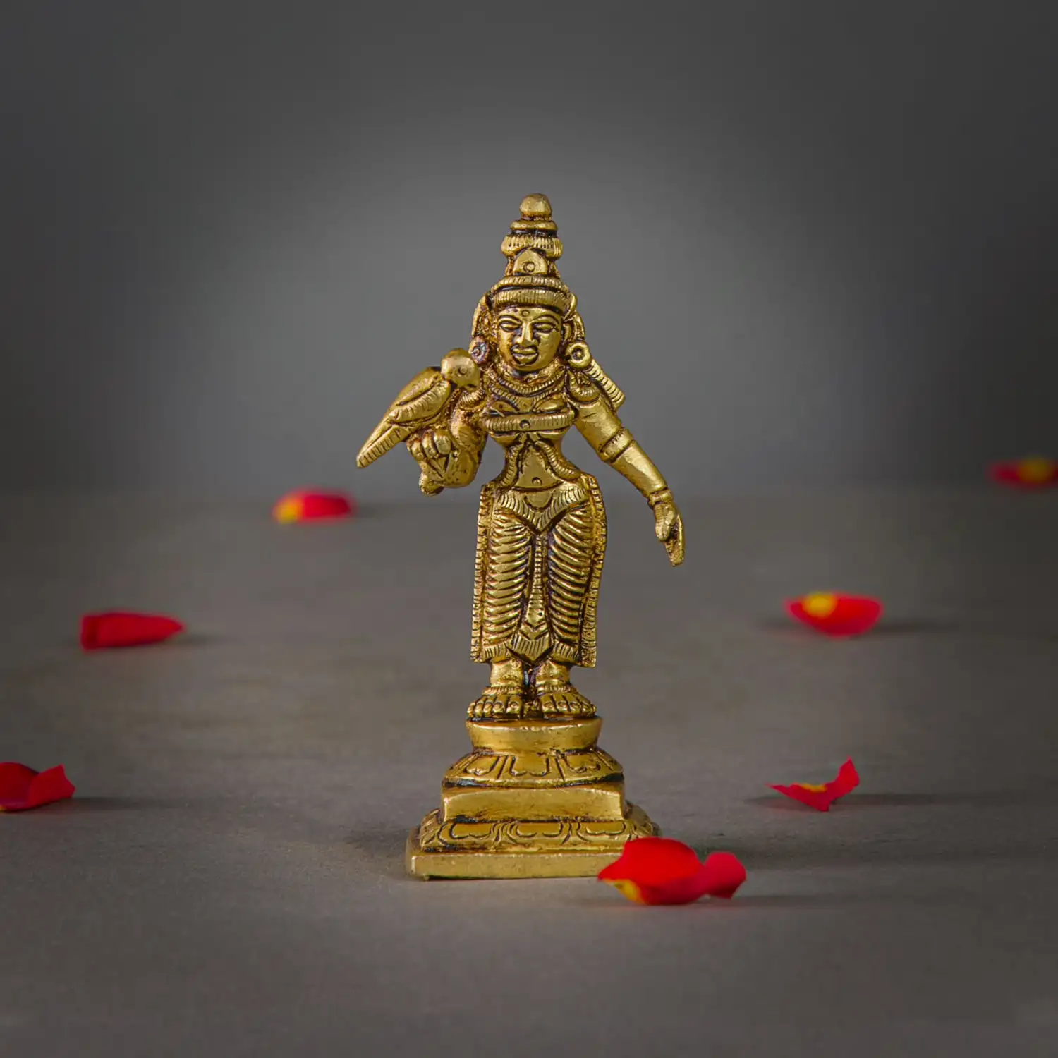 3.5 inches Madurai Meenakshi amman idol