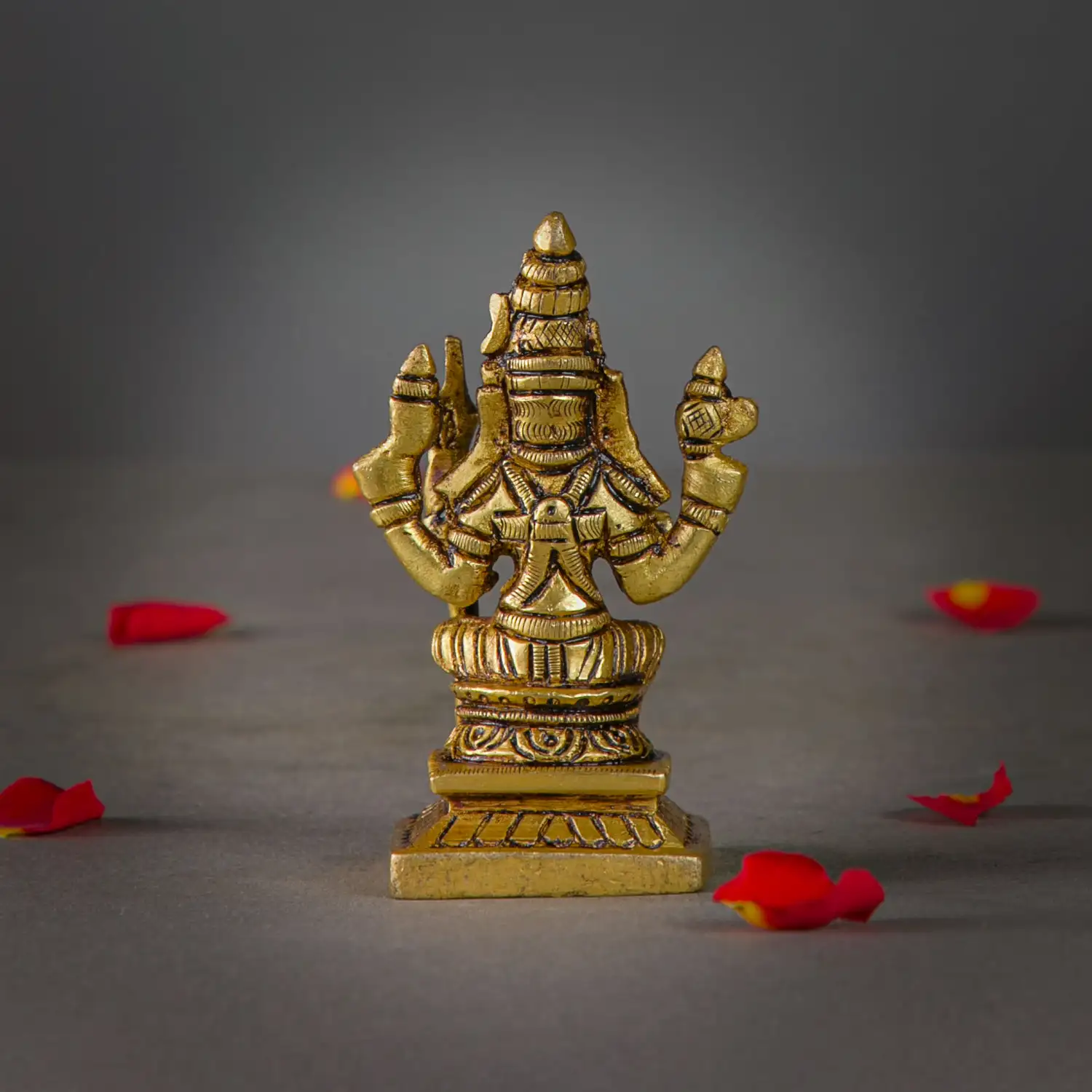 3 inches Brass Lalitha amman idol - image 4