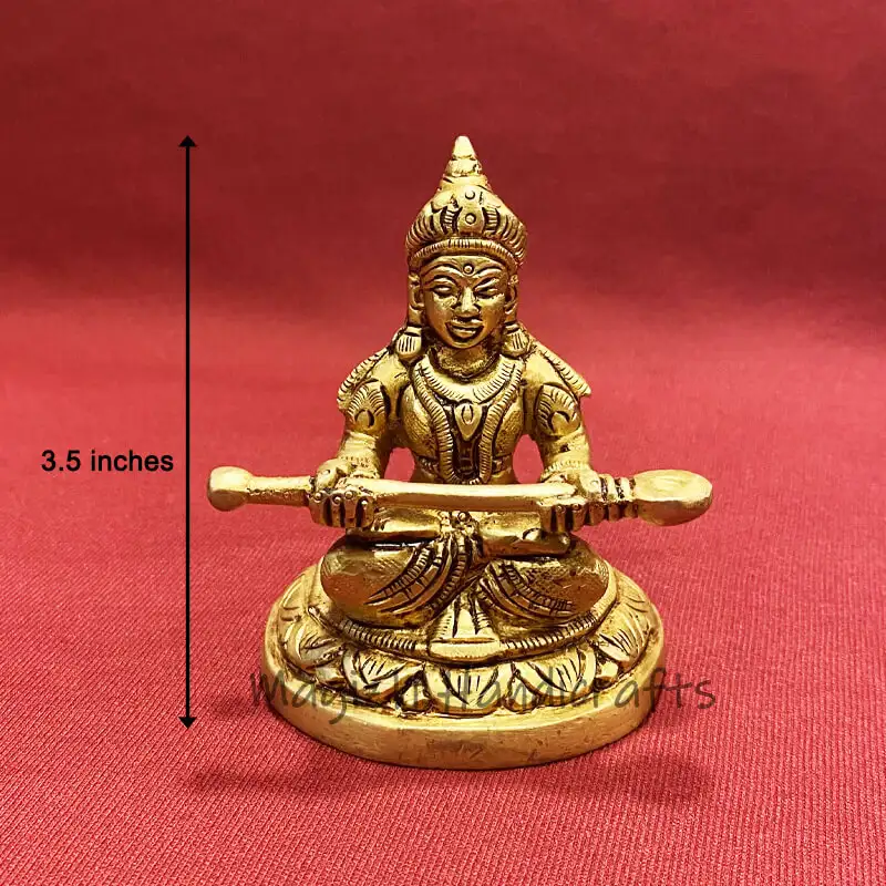 Brass Annapoorni amman Spoon 3.5 inches - image 3