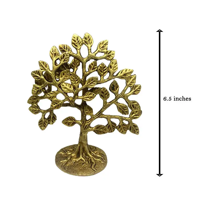 6 inches Brass Karpaga virutcham tree - image 4