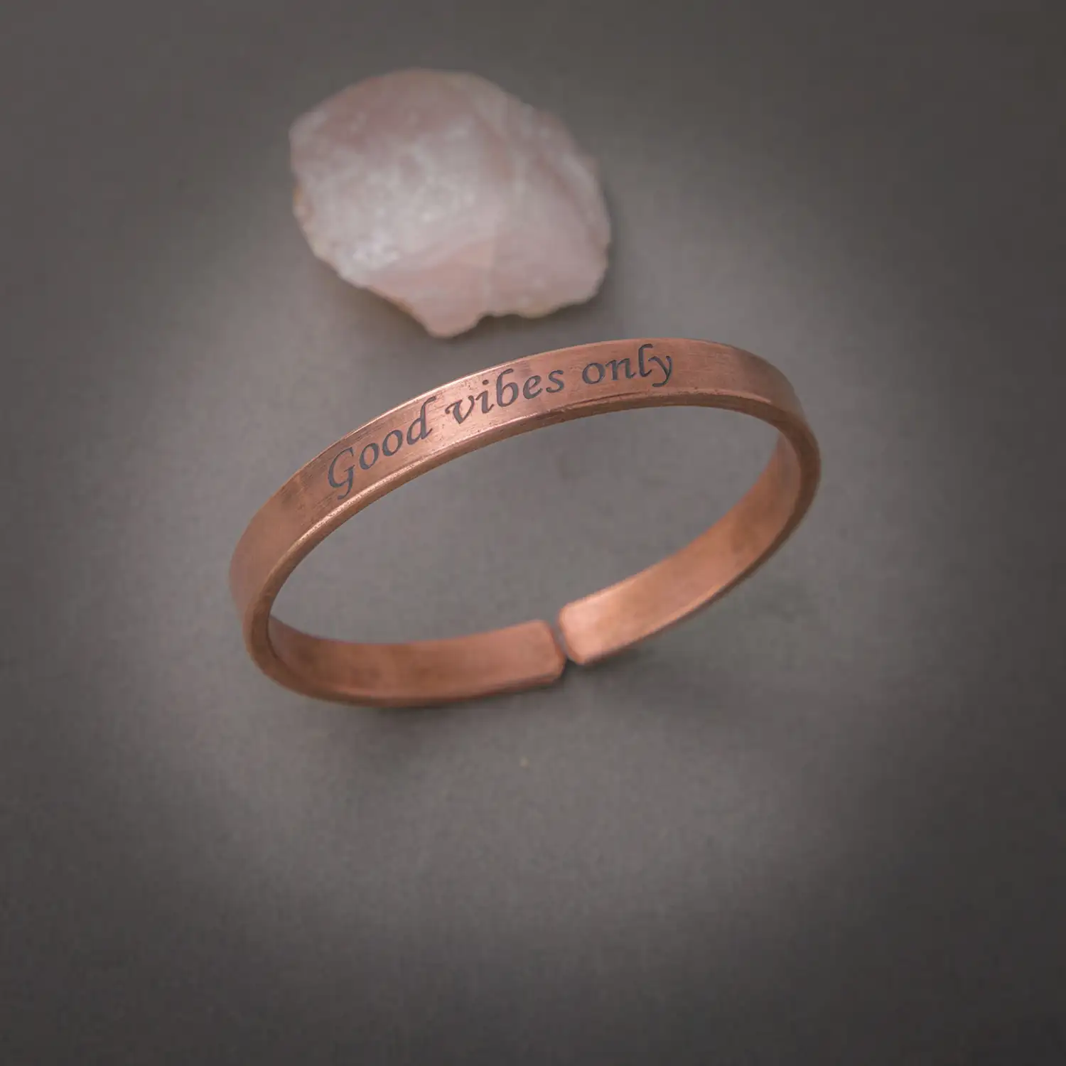 Good vibes only Pure Copper Bracelet - secondary