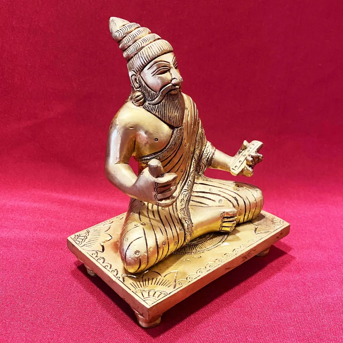 Brass Thiruvalluvar 6 inches - image 3