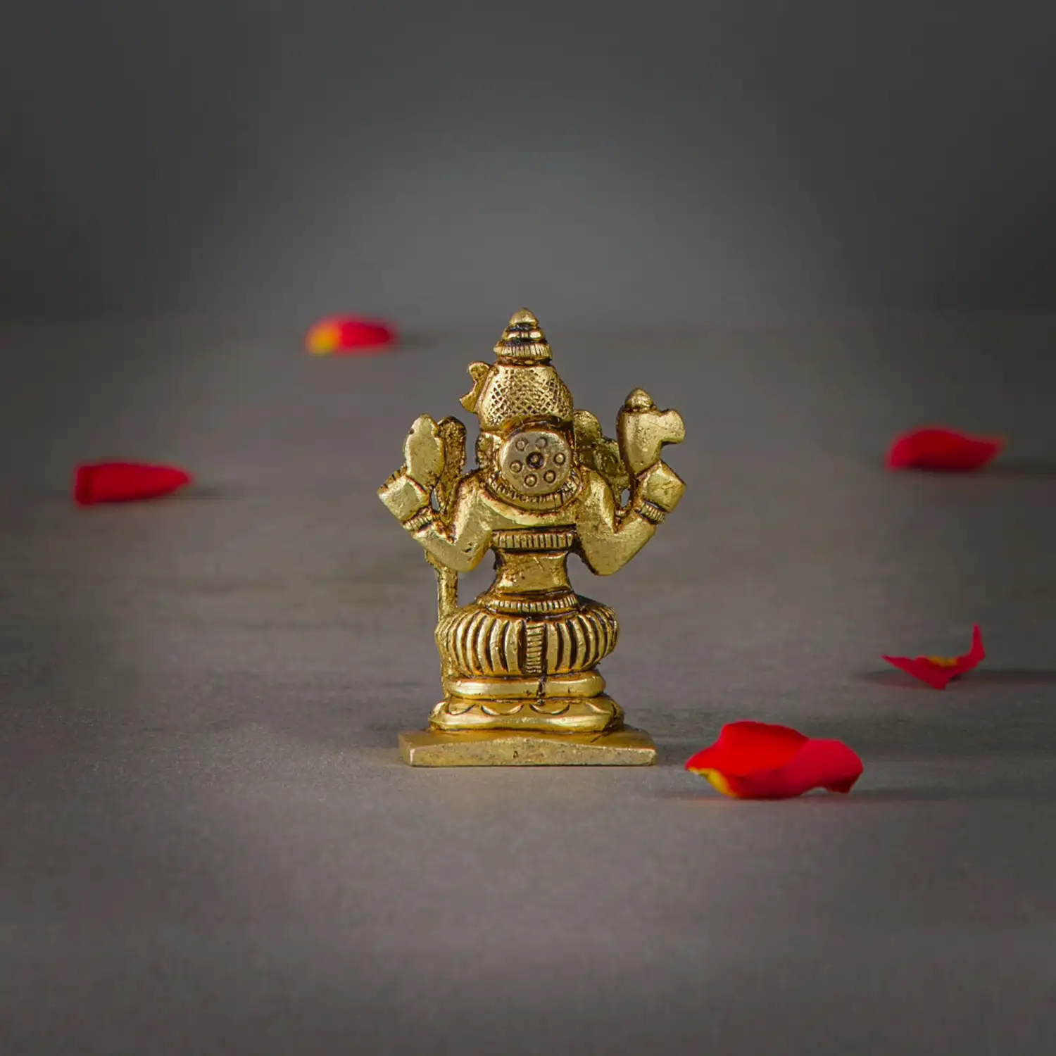 2 inches Brass Kamakshi amman idol - image 4