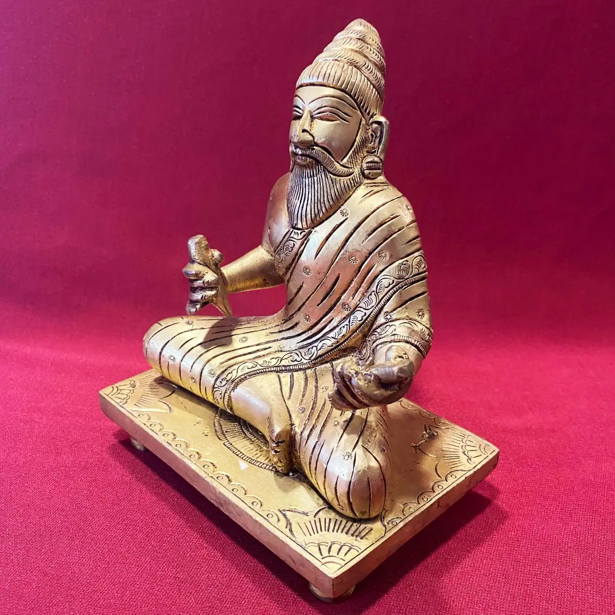 Brass Thiruvalluvar 6 inches - image 2