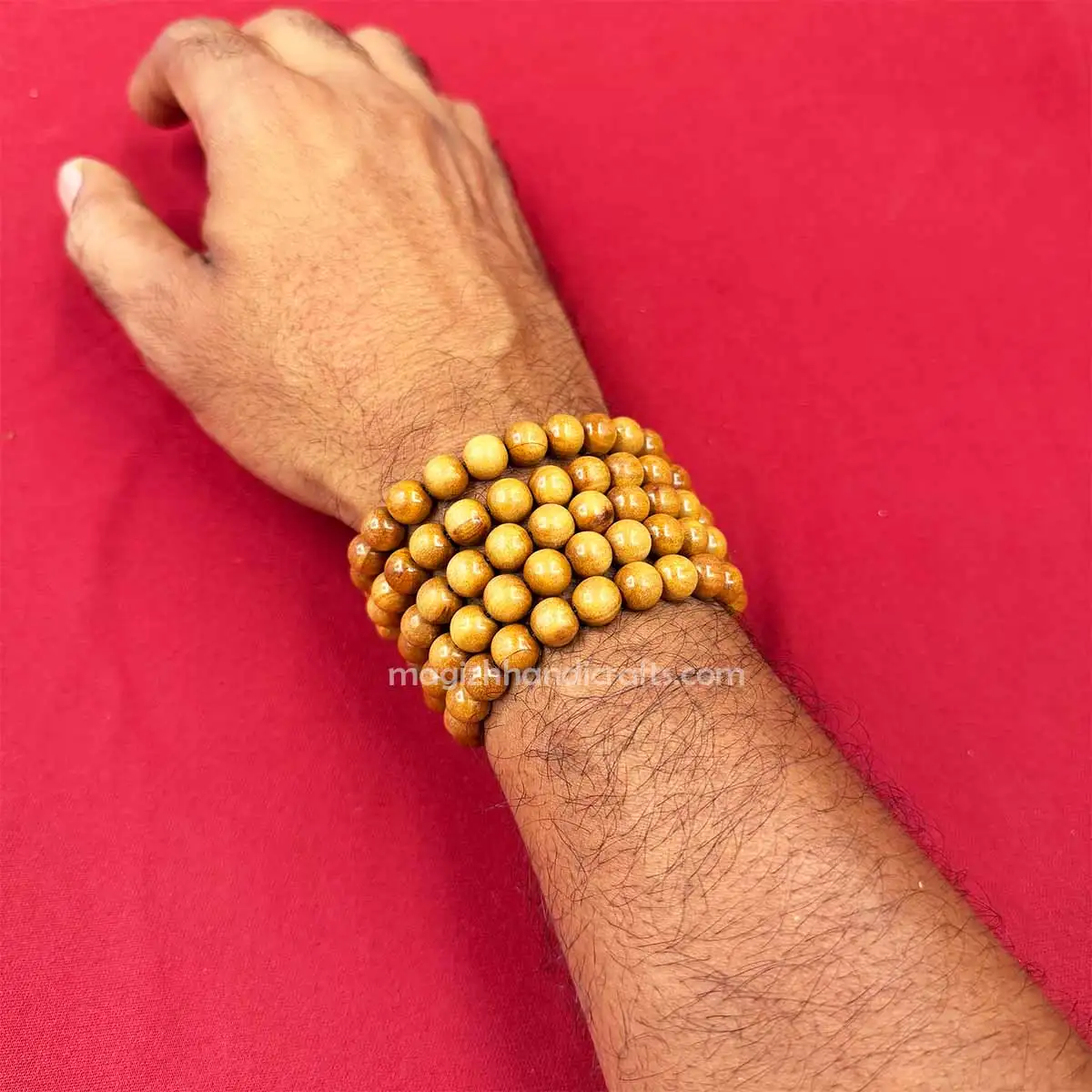 8mm Original Mysore Sandal wood mala – 108 beads - secondary