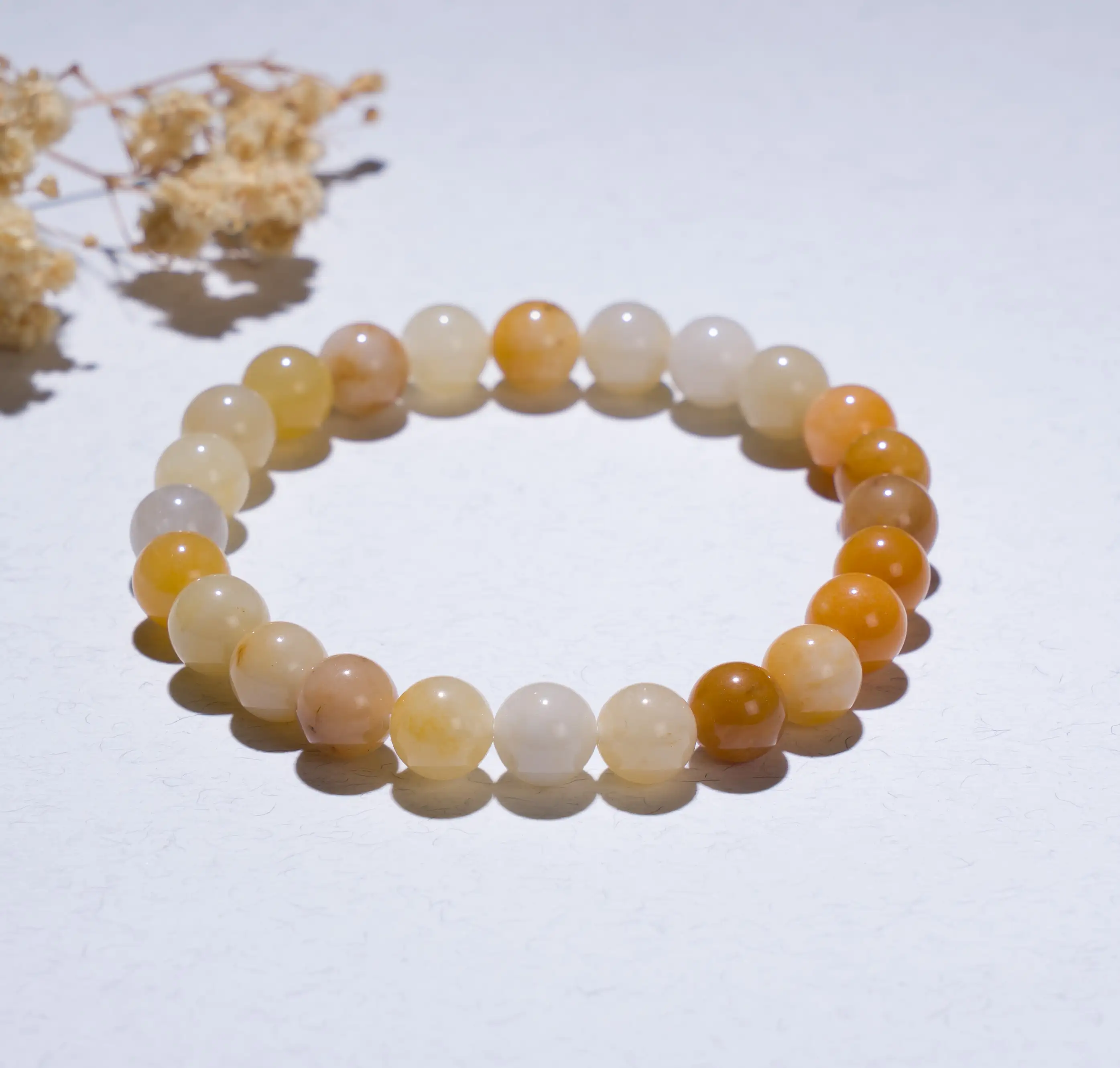 8mm Yellow Aventurine crystal bracelet