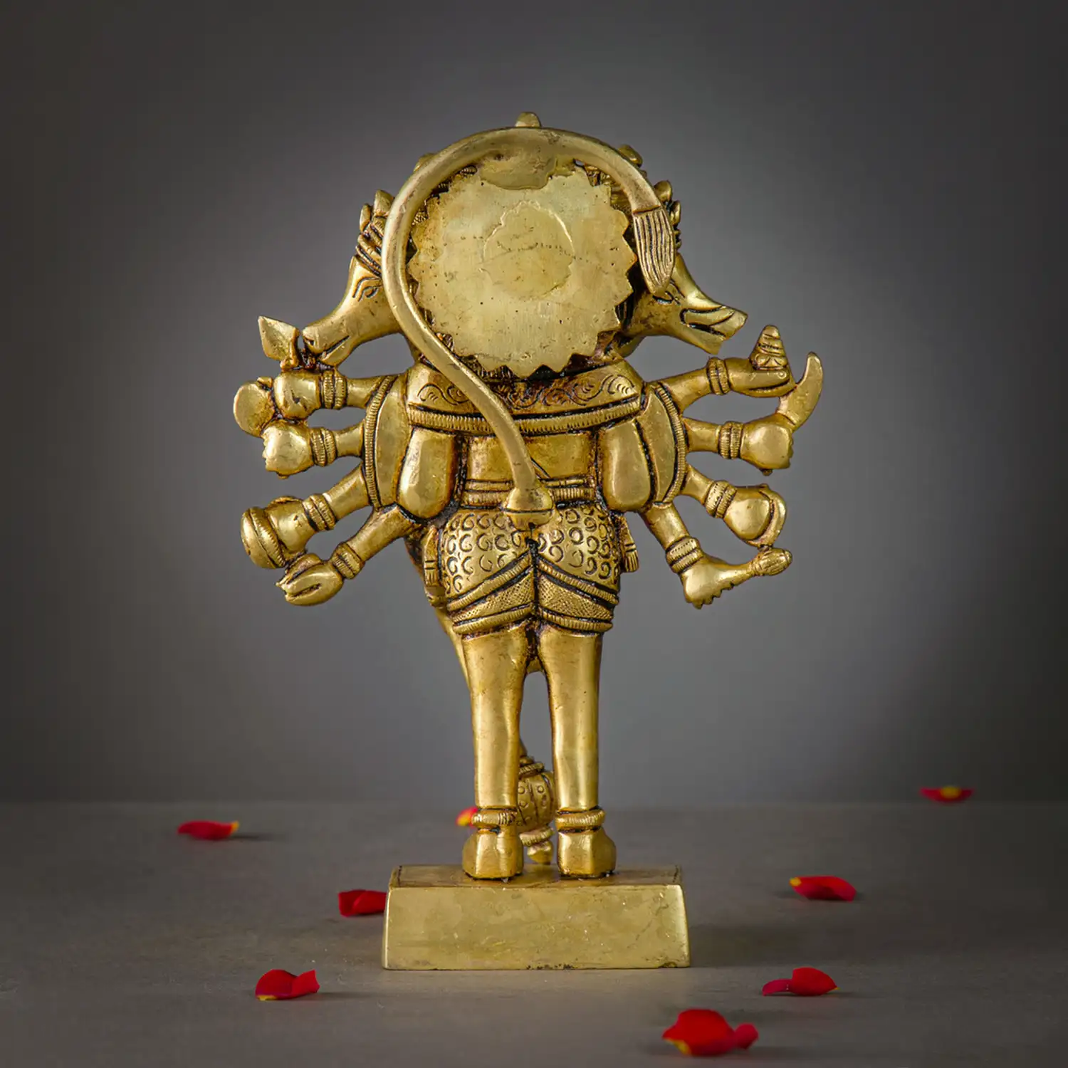 8 Inch Handcrafted Five-Faced Lord Hanuman - image 5