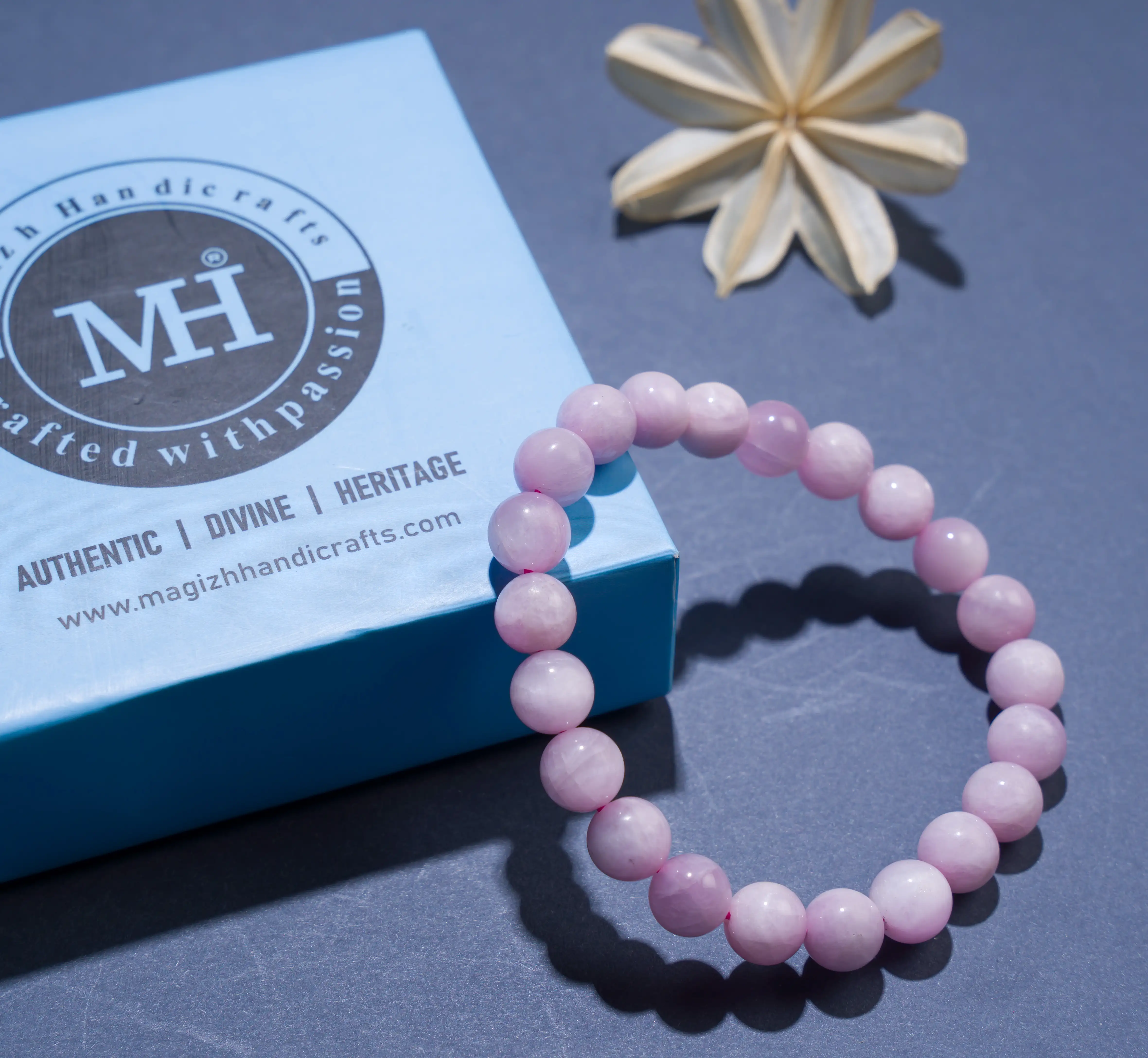 8mm Kunzite crystal bracelet - image 3