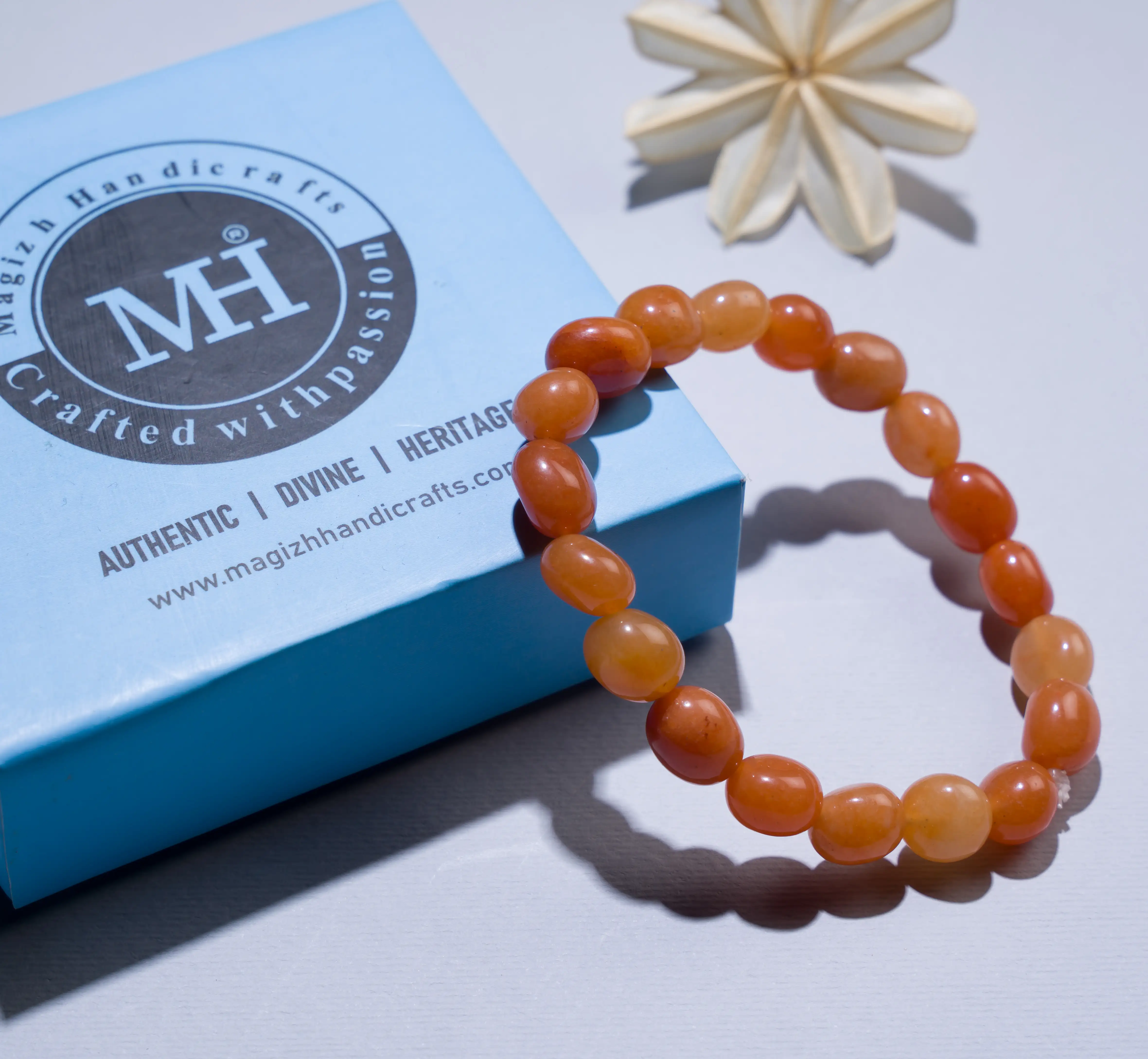 Carnelian tumble Crystal Bracelet - image 3
