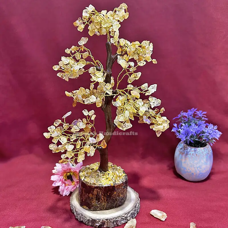 Citrine Crystal stone tree for Good luck - secondary