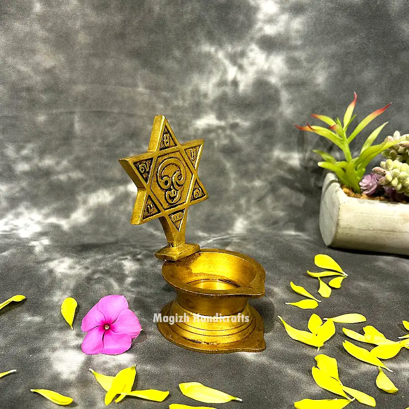 Brass Star Om Saravana bava vilakku - secondary