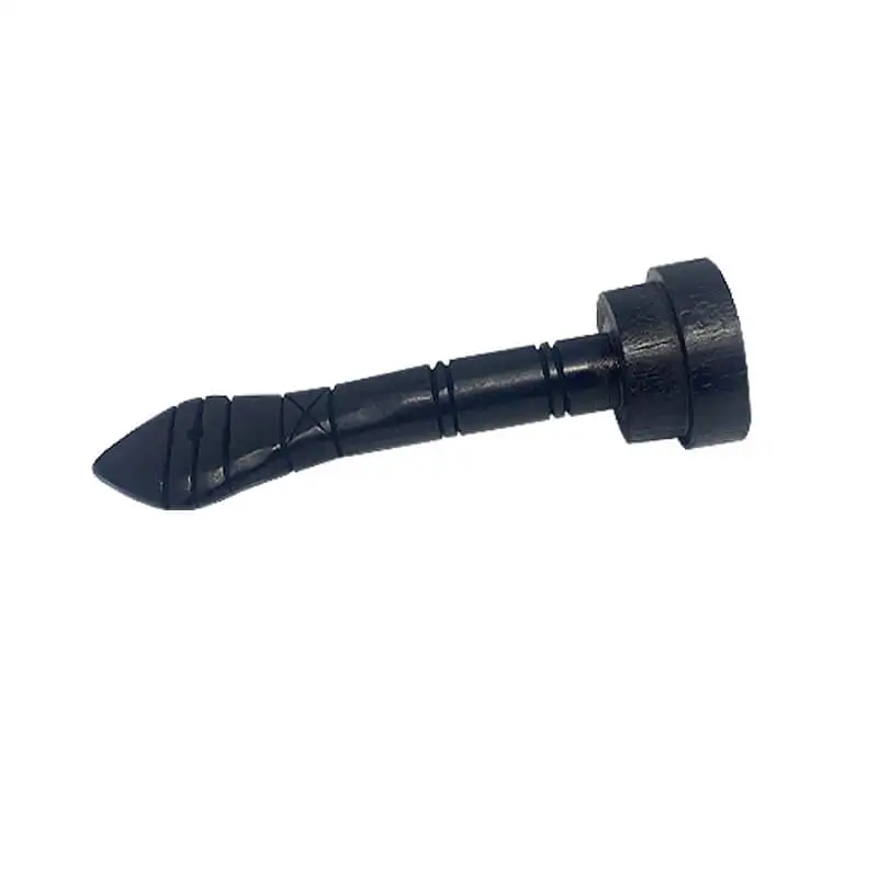 Original Karungali wood Vel with stand 3 inch