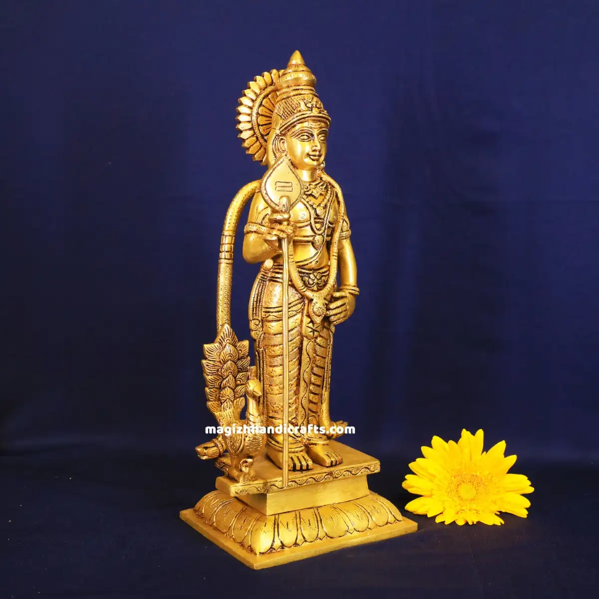 Brass Malaysia Murugan Idol - 15 inches - secondary
