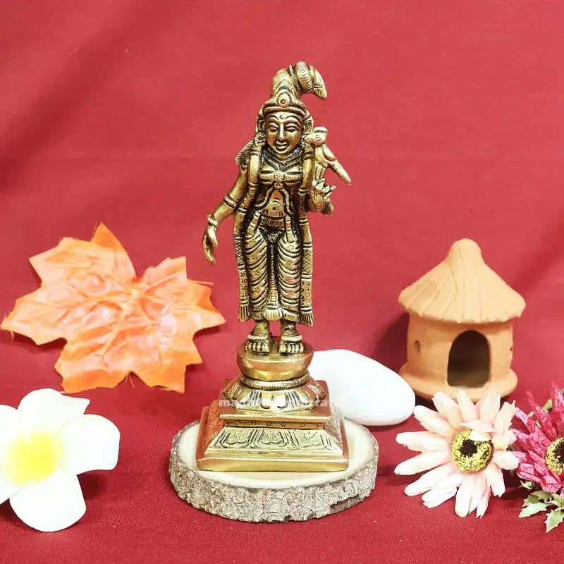 6 inches Brass Andal Idol SC