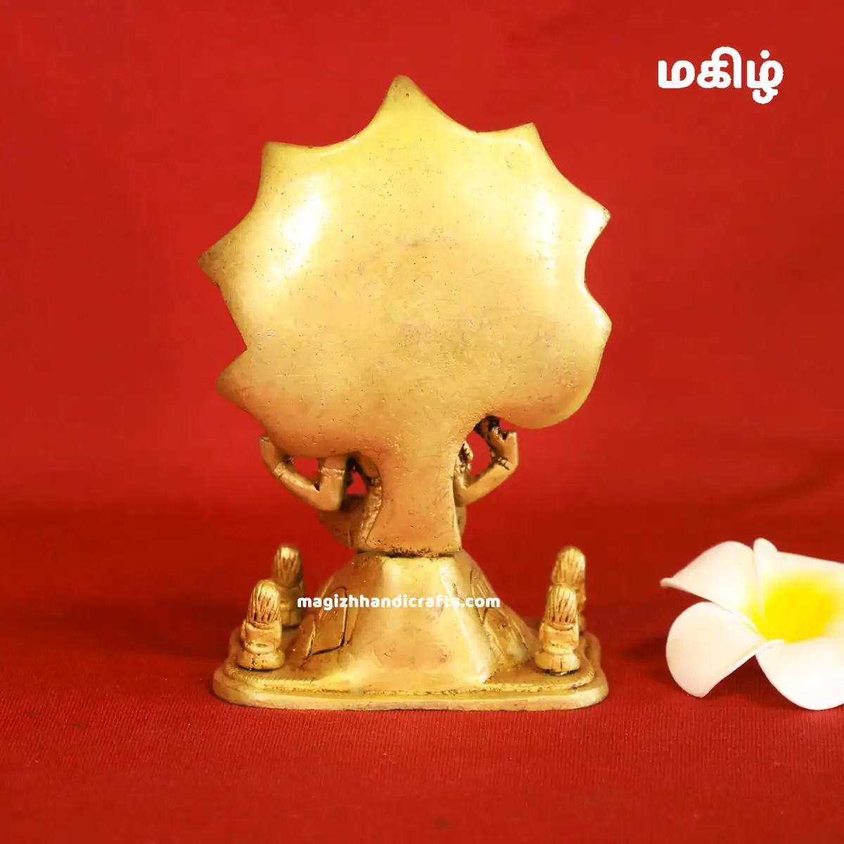 Brass Dakshinamurti idol - 6 inches - secondary