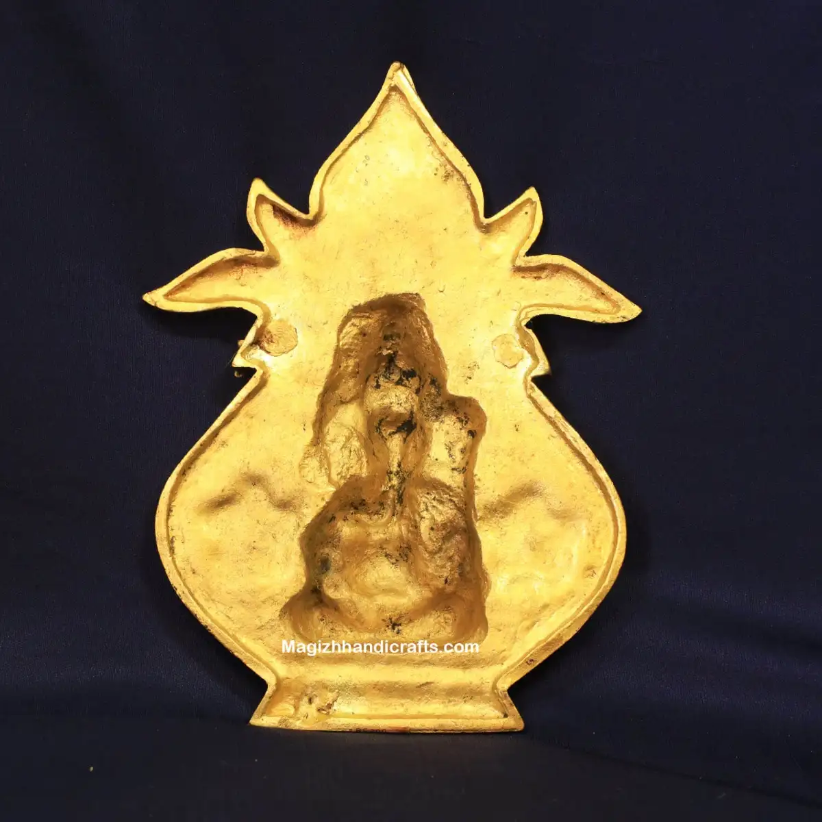 Brass Ganesha Kalasam wallhanging - 10 inches - secondary