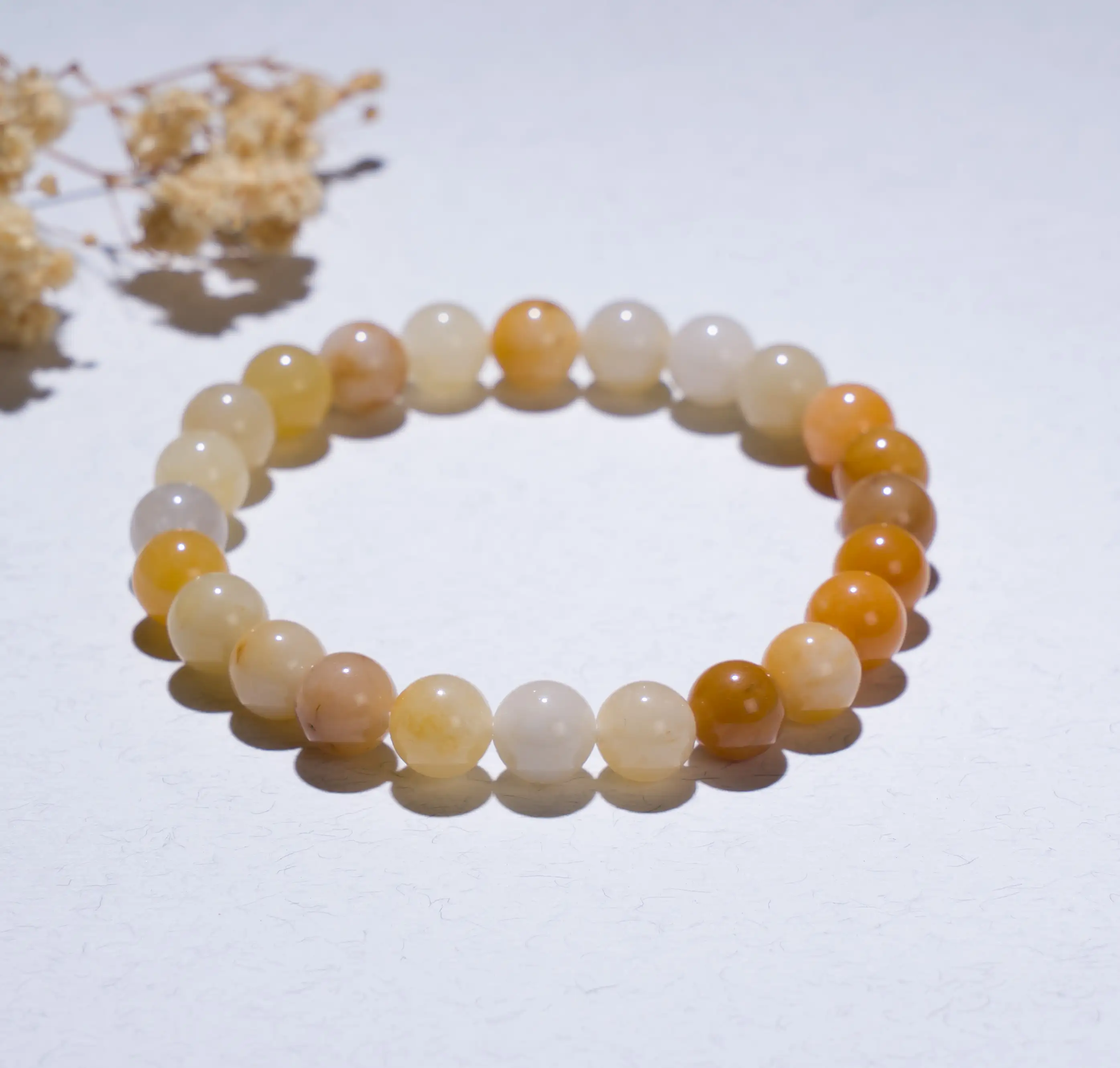 8mm Yellow Aventurine crystal bracelet - image 5