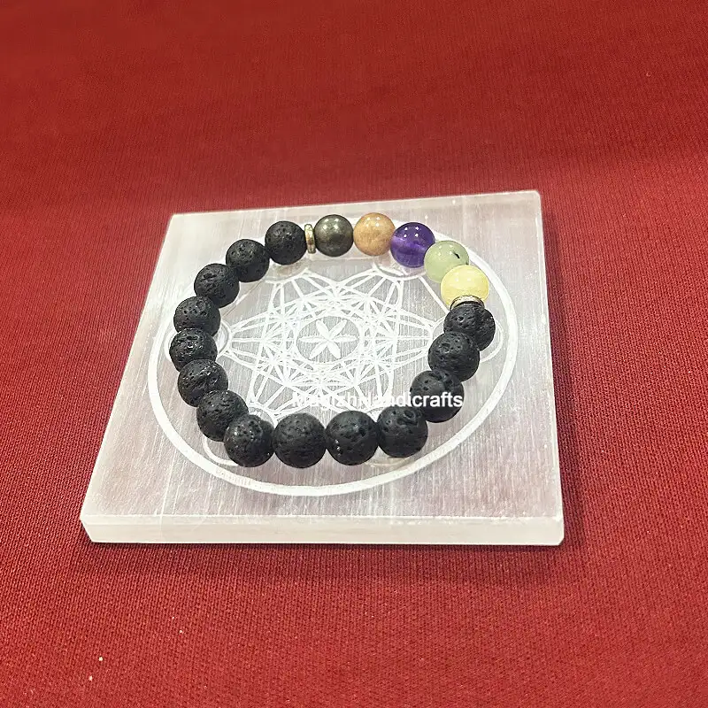 3" Selenite Crystal Charging Plate - image 3