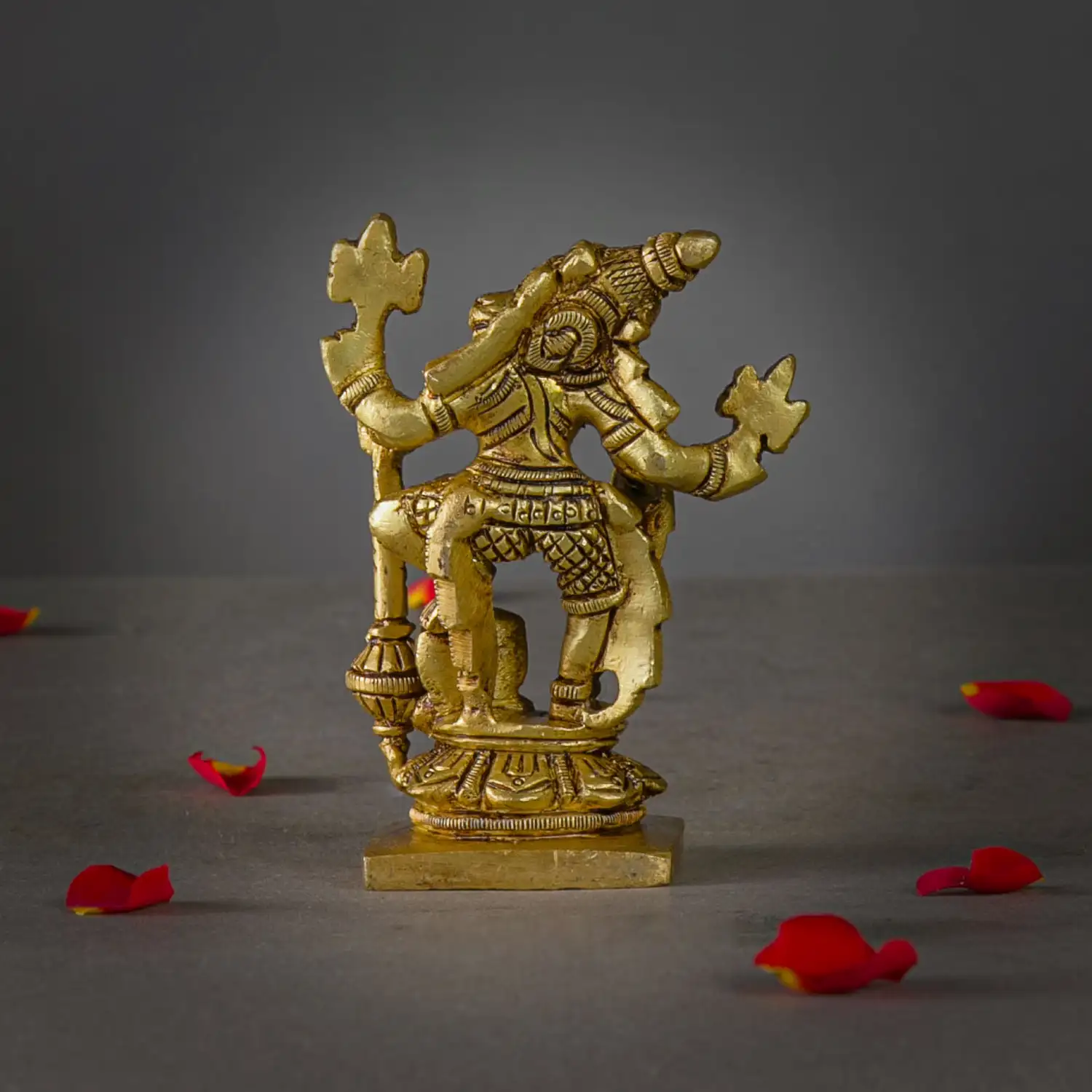3.5inches brass Hayagiriwar idol - image 4