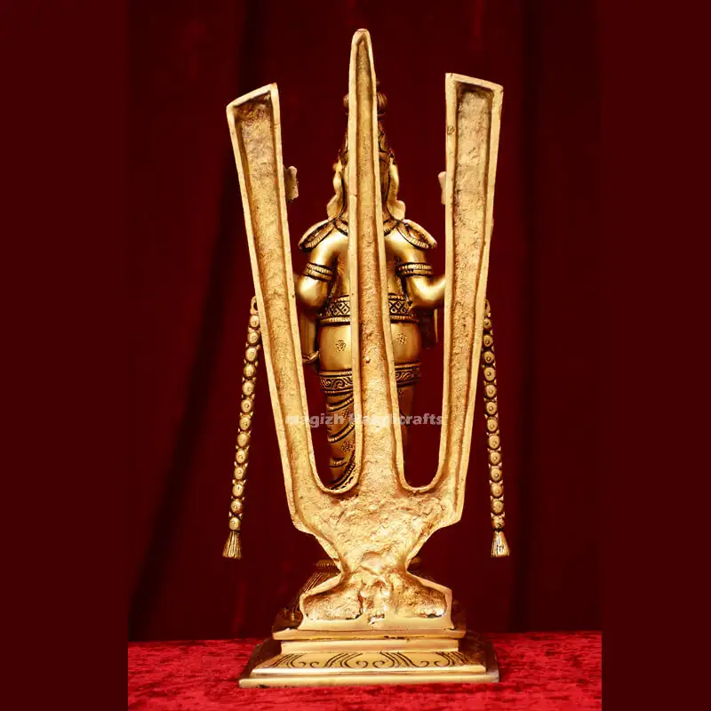 Brass Thirupathi Balaji Standing 14 inches