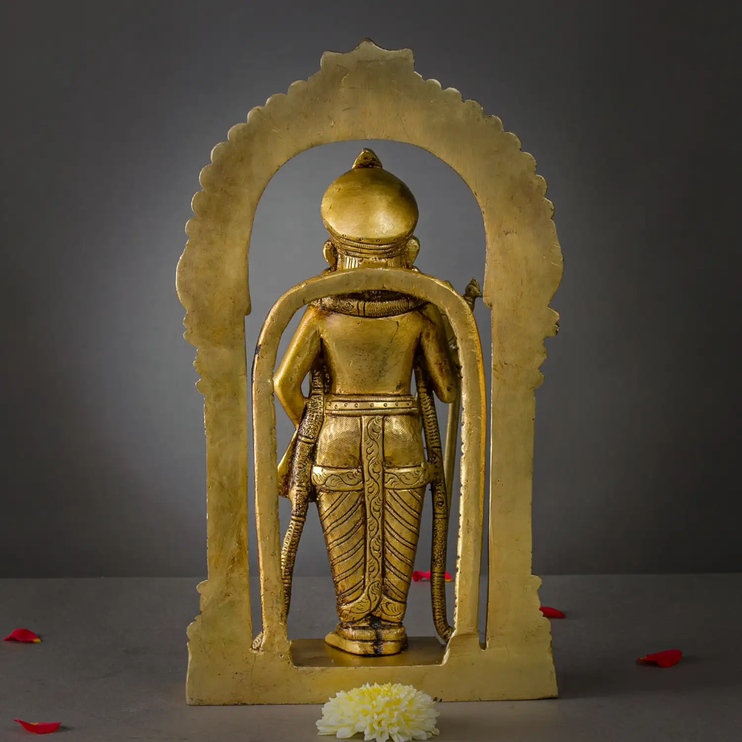 12 inches brass god Rajaalangaram Palani Murugan idol - image 4