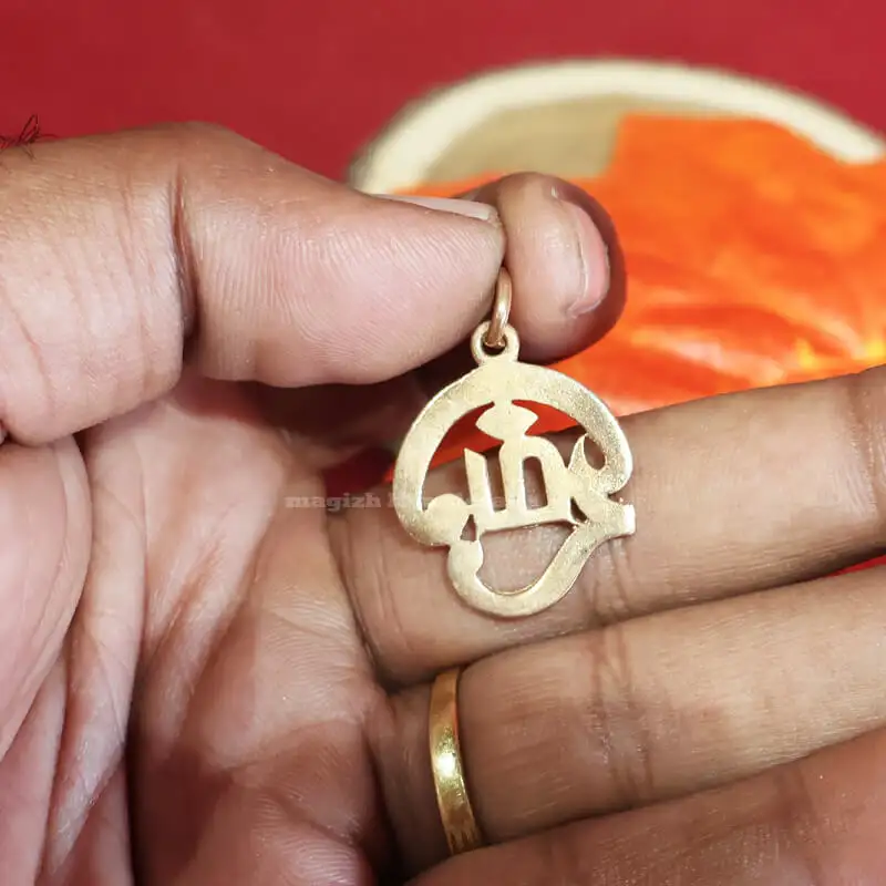 Tamil Om Aimpon Pendant