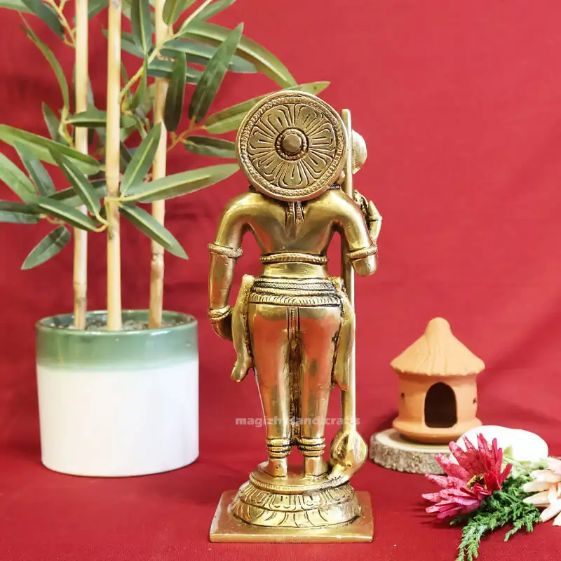 9 inches Brass Udupi Krishna Idol SC - image 3