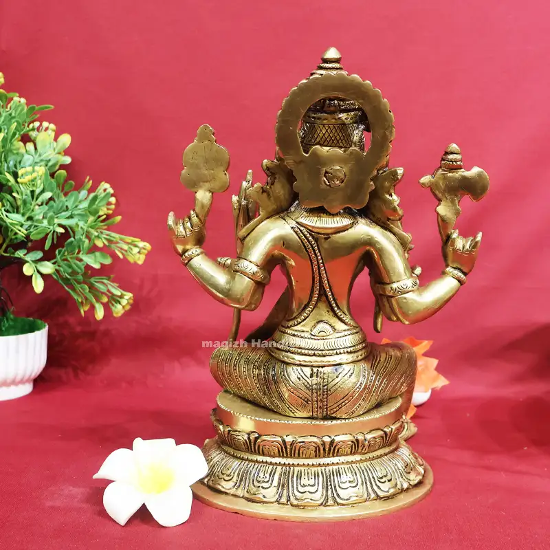 10 inches Brass Rajarajeswari Idol SC - image 4
