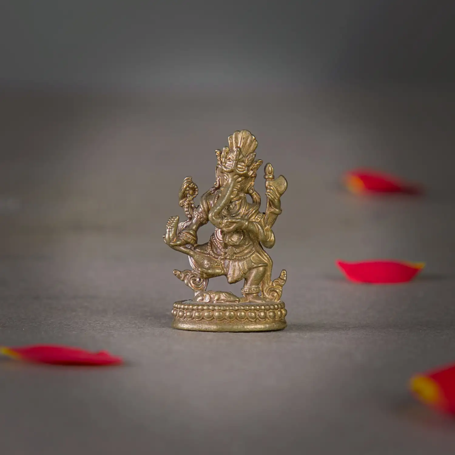 1 inch mini Stylish Dancing Ganesha Idol