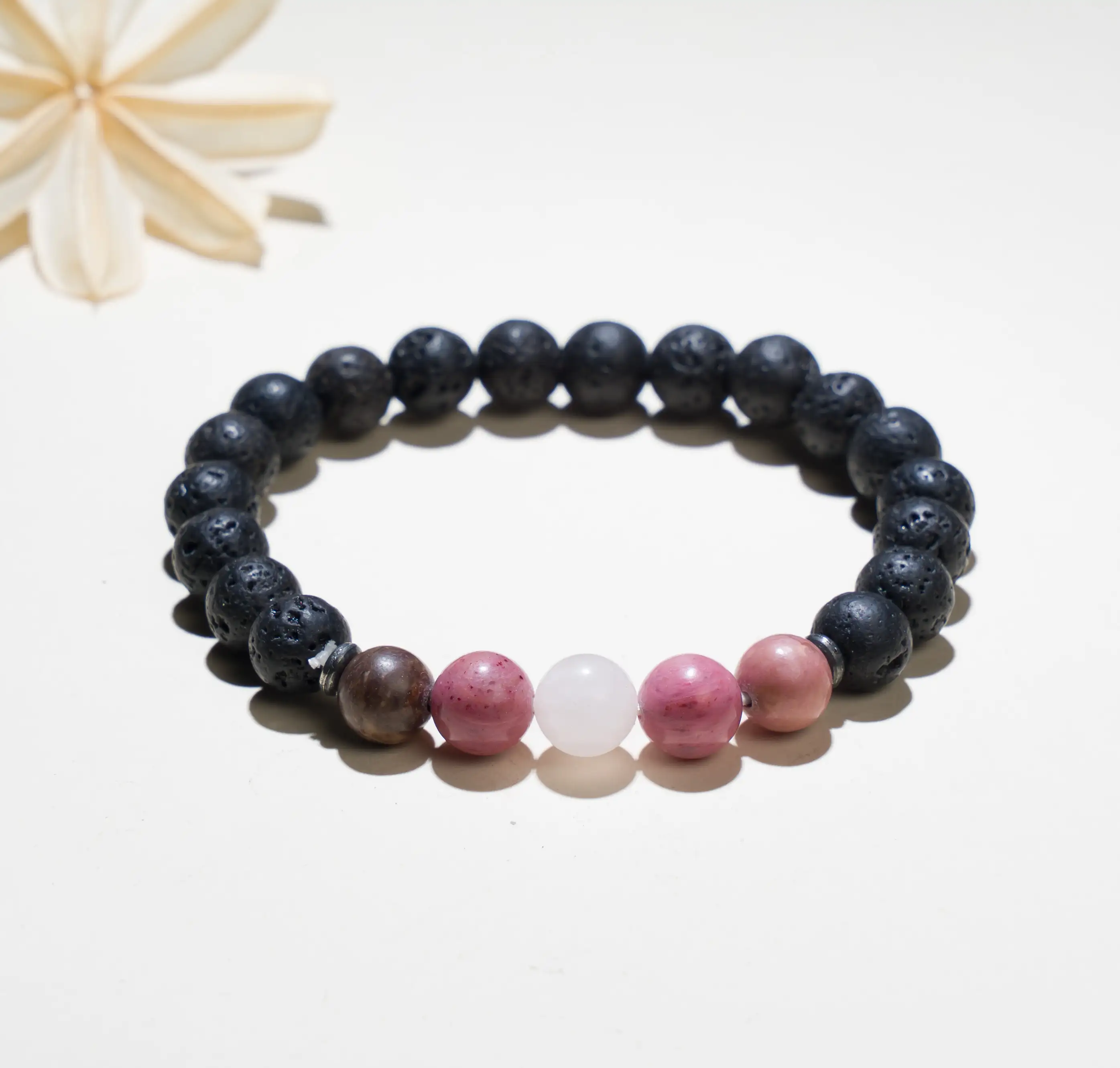 8mm Love Potion Lava Crystal stone Bracelet