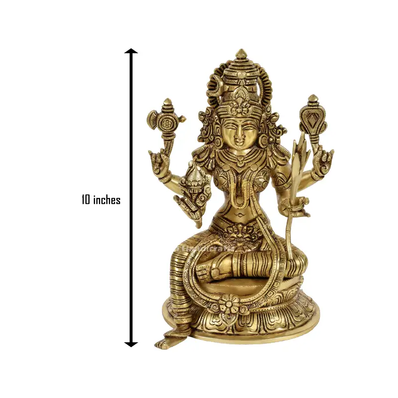 10 inches Brass Rajarajeswari Idol SC - secondary