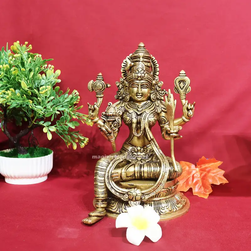 10 inches Brass Rajarajeswari Idol SC