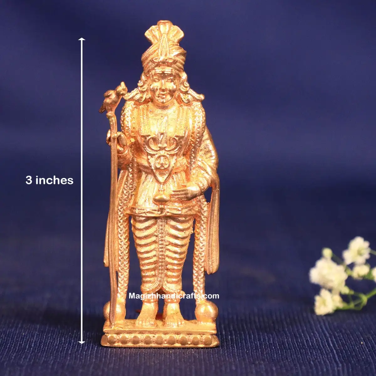 Impon Palani Raja Alangaram Murugan Idol - 3 inches - secondary