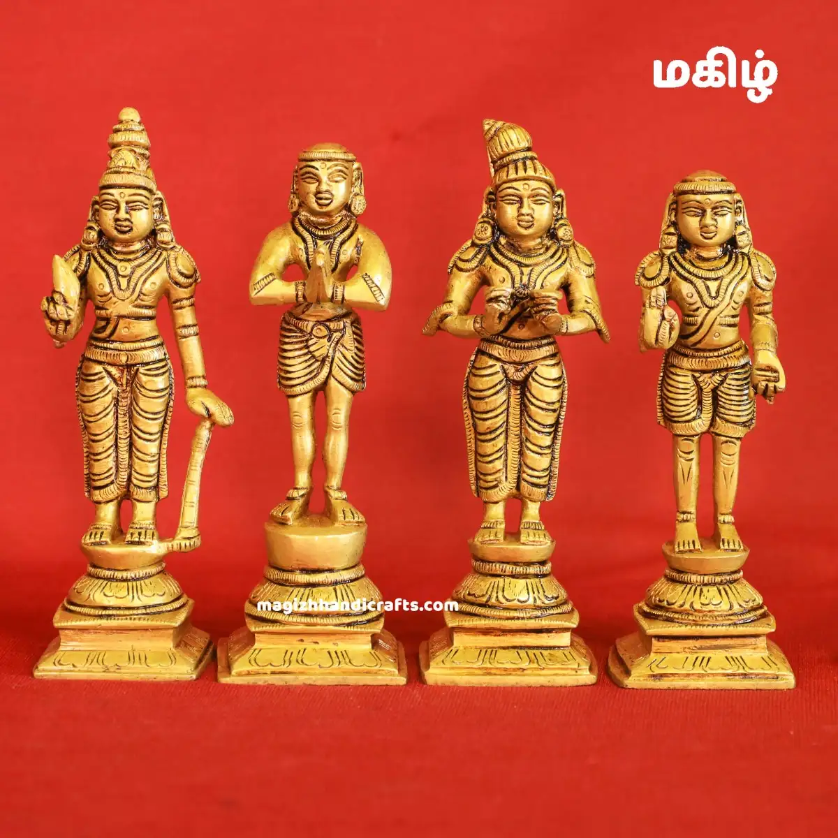 Brass Nalwar idol - 6 inches