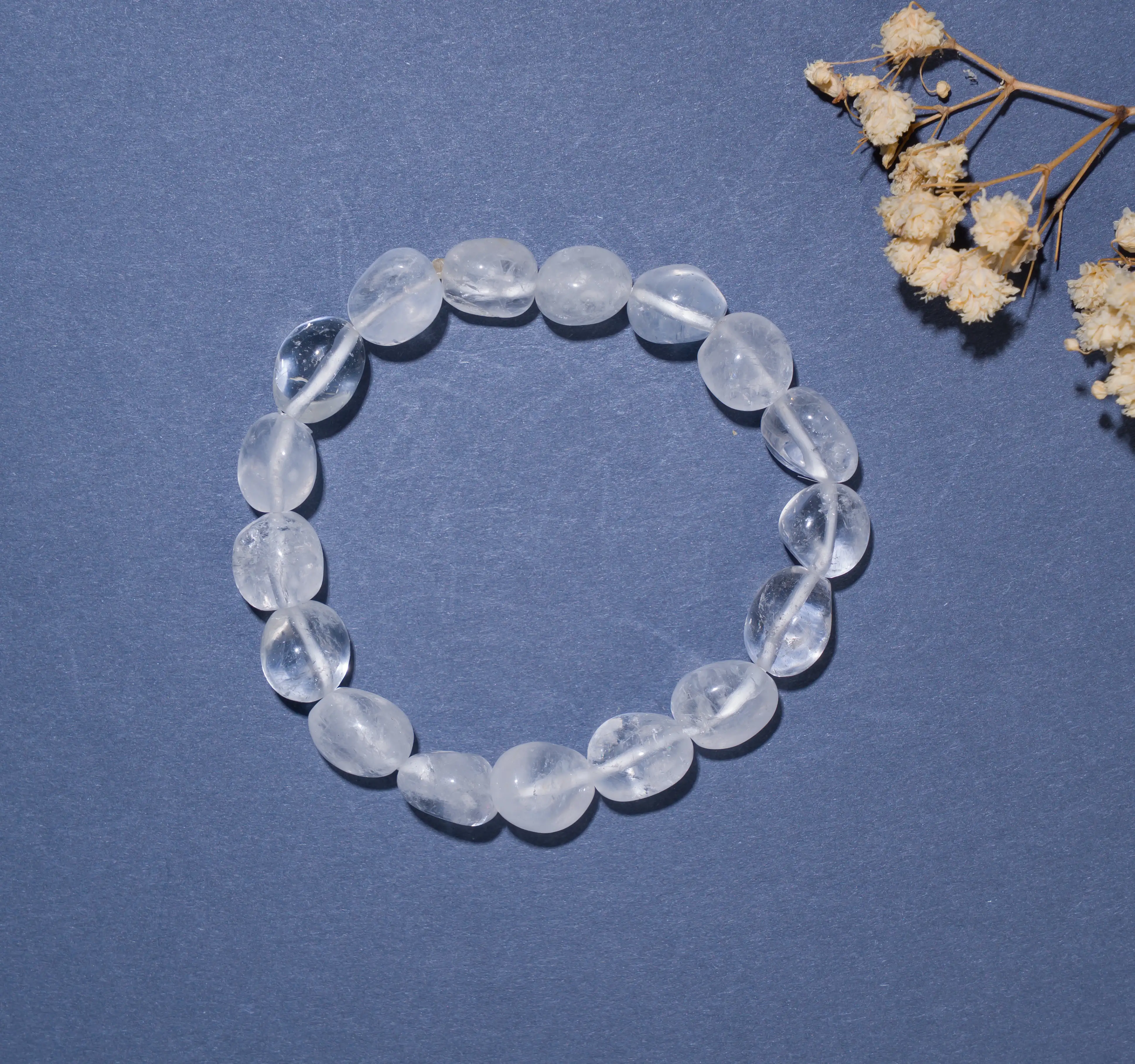 Clear quartz cystal Tumble bracelet - image 2